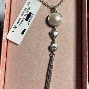 Lucky Brand silver tone necklace. NIB.